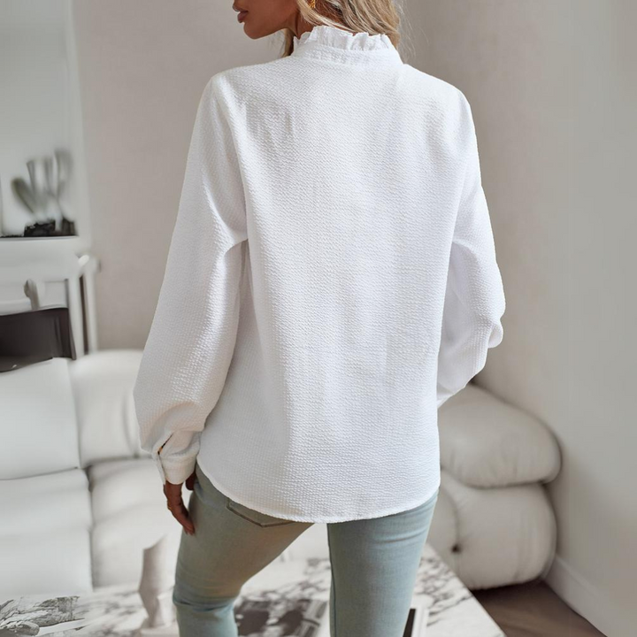 Women's Blouse – Chiffon – Ruffles – Elegant Cut