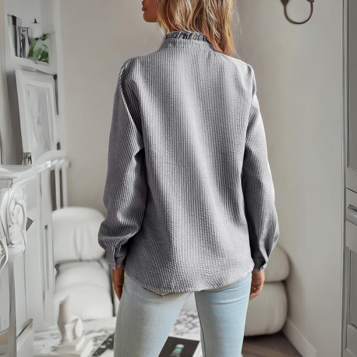 Women's Blouse – Chiffon – Ruffles – Elegant Cut