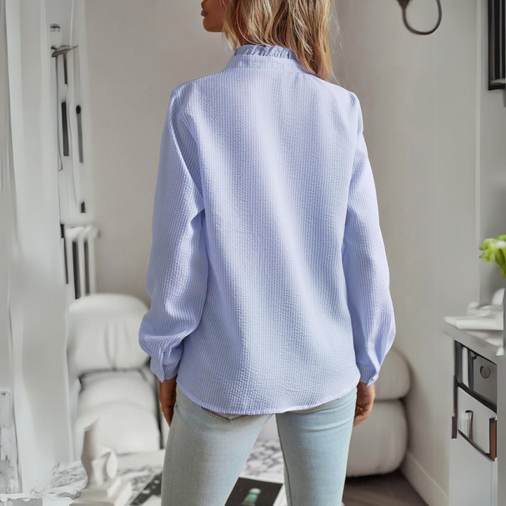 Women's Blouse – Chiffon – Ruffles – Elegant Cut