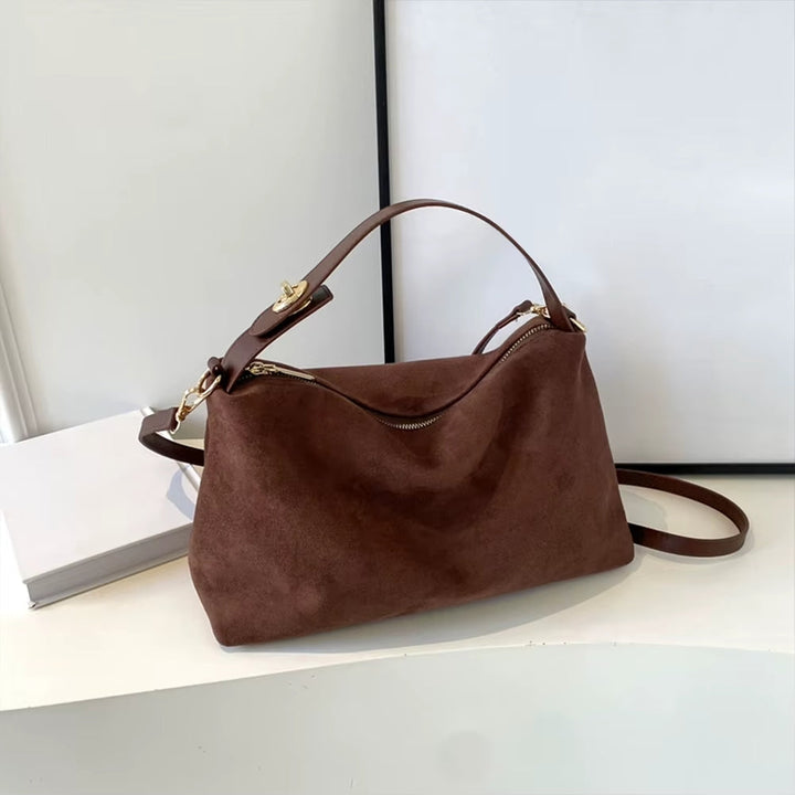 Waterproof vegan suede bag – suitable for laptop & stylish