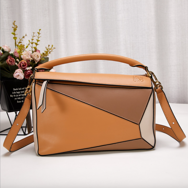 Rectangular beach bag made of vegan leather – Sustainable & Stylish