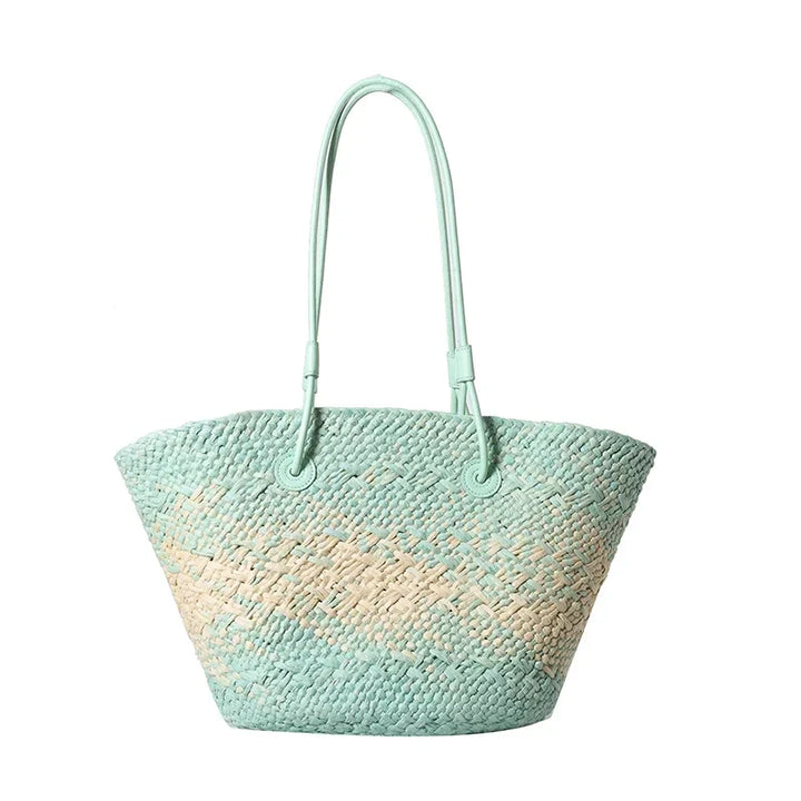 French Luxury Beach Bag Women – Handmade Raffia Summer Bag
