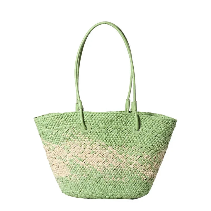 French Luxury Beach Bag Women – Handmade Raffia Summer Bag