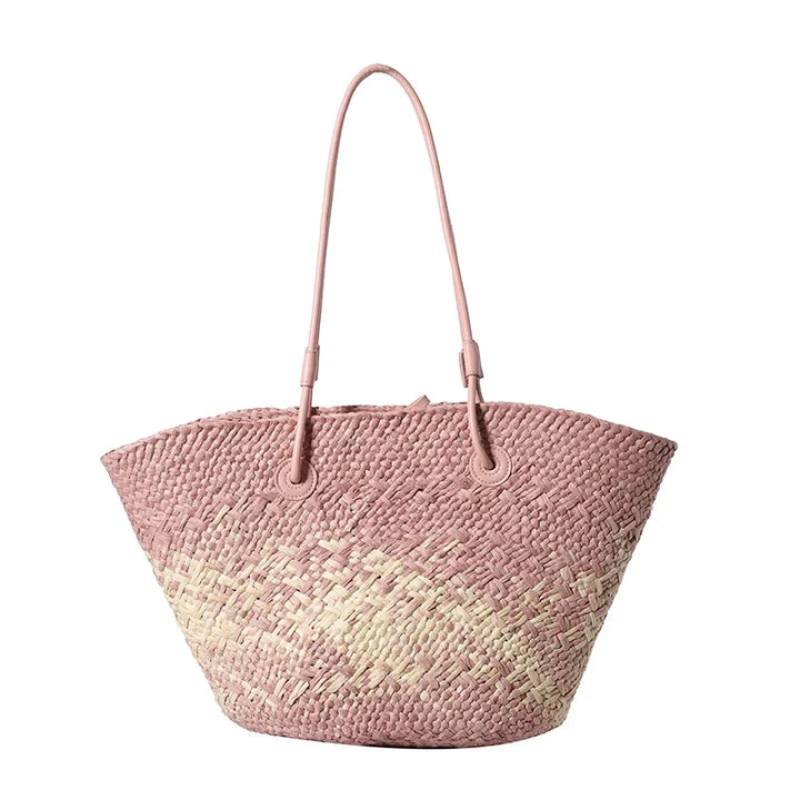 French Luxury Beach Bag Women – Handmade Raffia Summer Bag