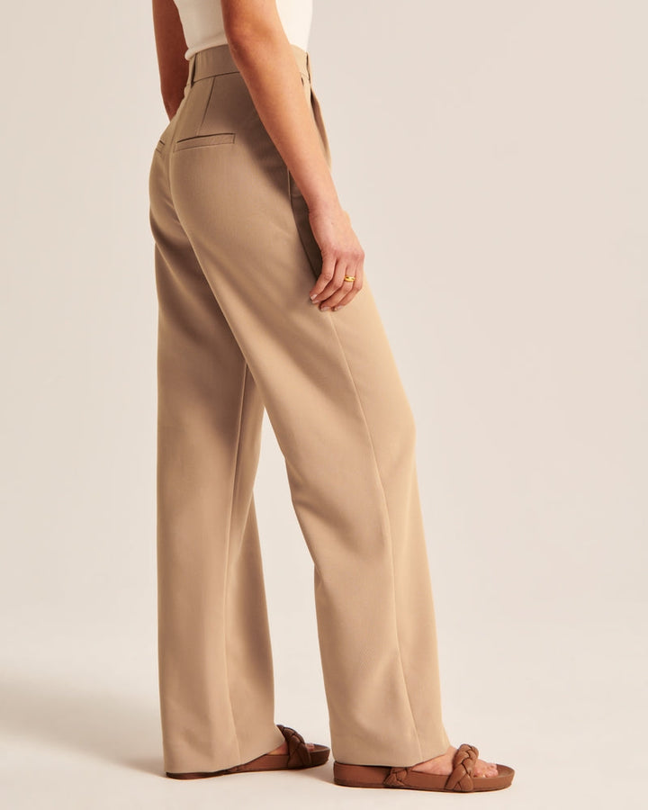 Women's fabric pants elegant cut comfortable