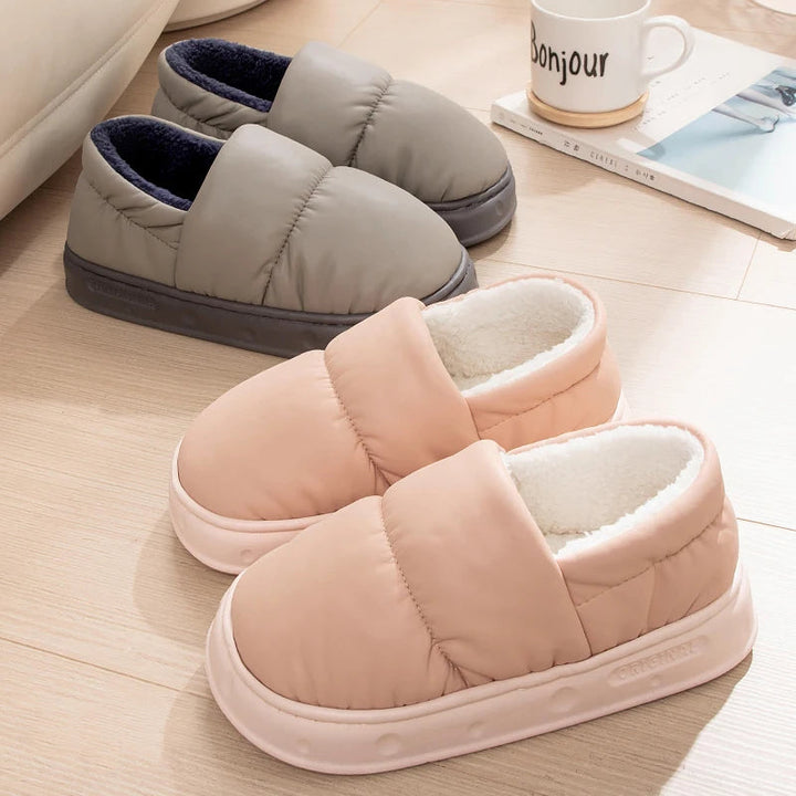 Unisex Slippers Warm Fleece Non-slip