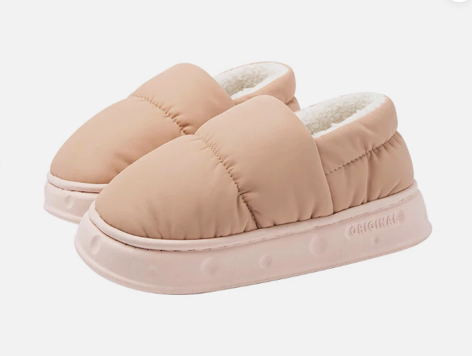 Unisex Slippers Warm Fleece Non-slip