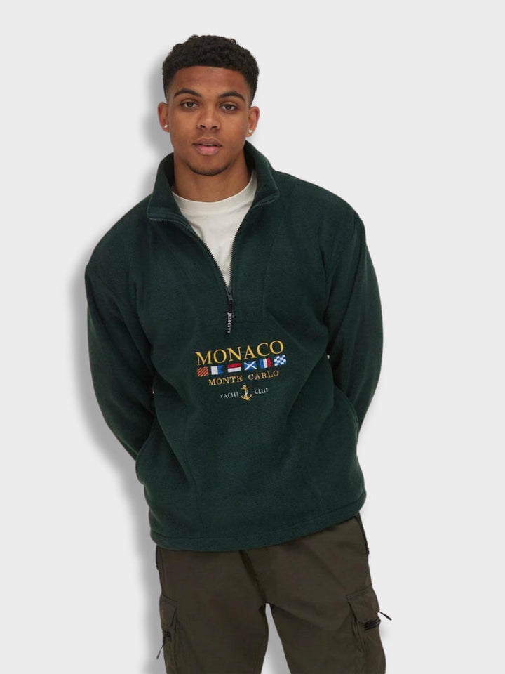 Men's Sweater Halfzip - Casual Style with Monaco Design