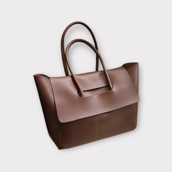 Luxurious Vegan Leather Tote Bag – Women's Shopper Handbag