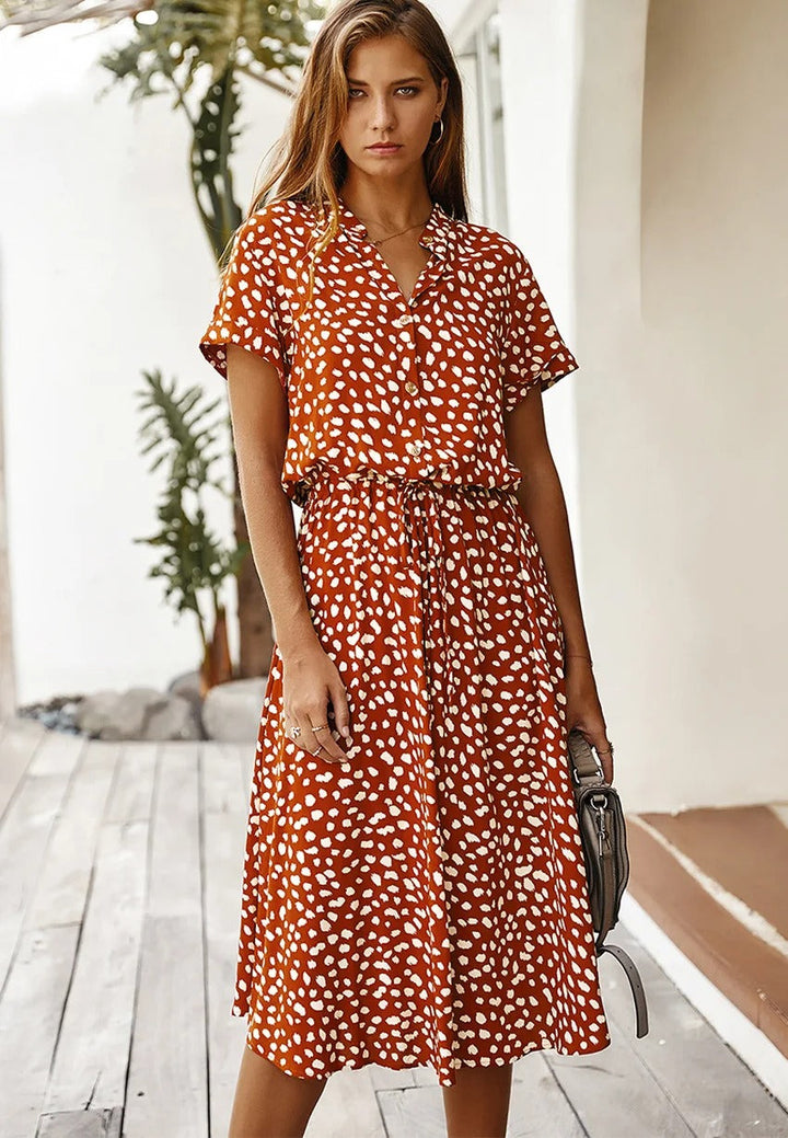 Airy Midi Summer Dress Women – Elegant, Light & Comfortable