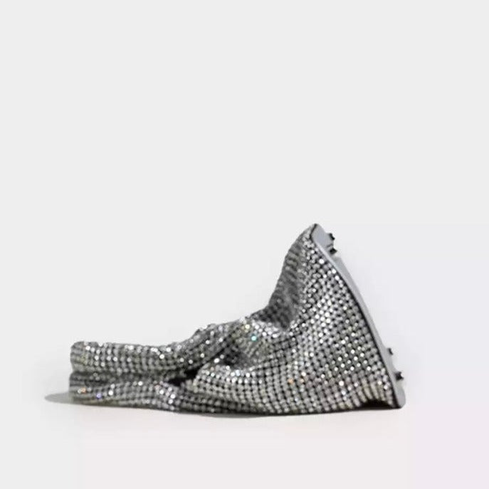 Sparkling Rhinestone Evening Bag Women – Mini Clutch with Shoulder Chain