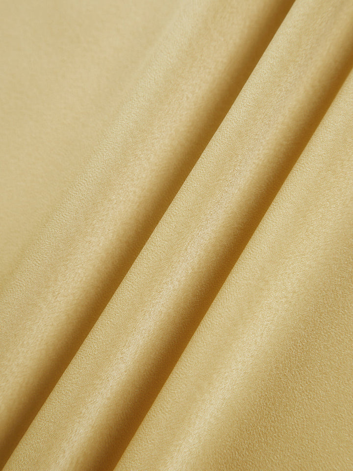 Long satin dress with slit & open back – Elegant evening dress