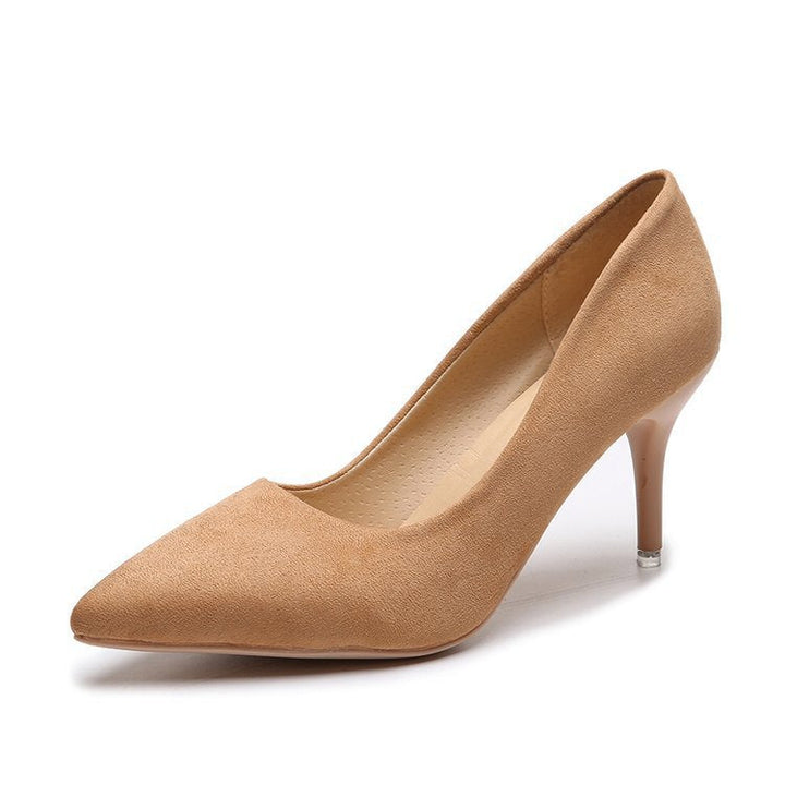 Classic pointed high heels | Vegan premium material | Nude stiletto