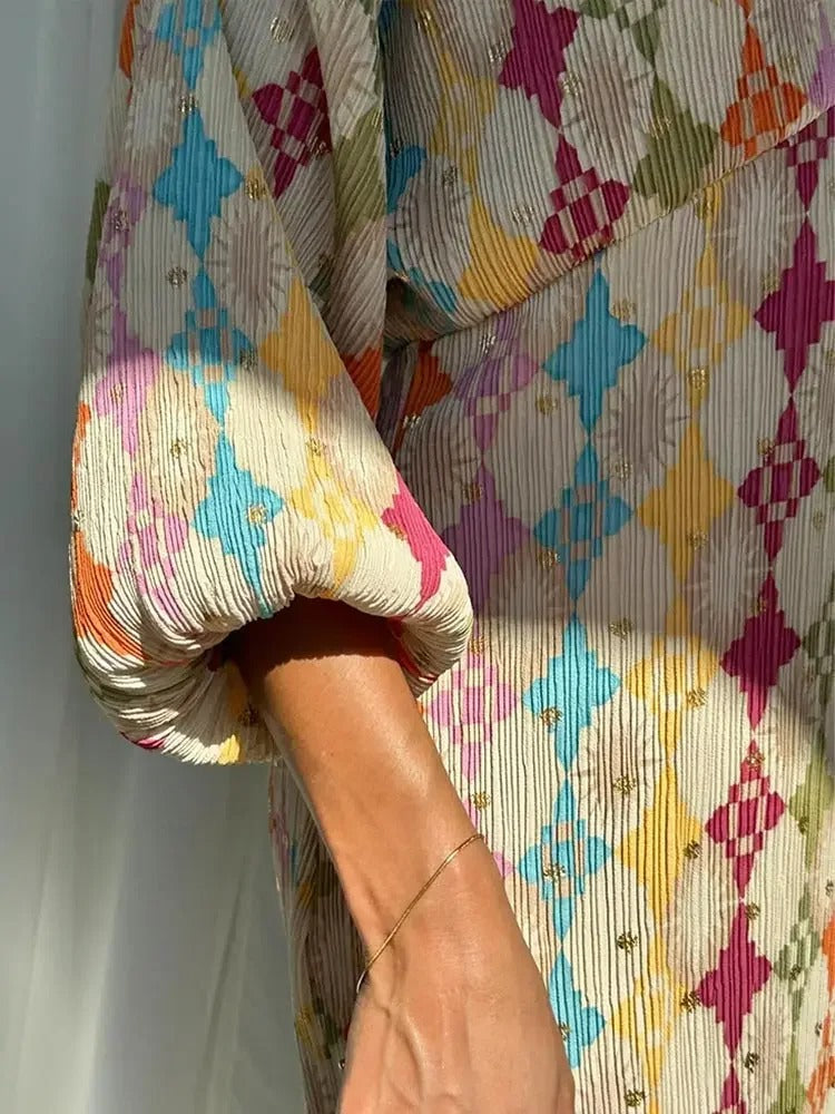 Women's Dress Set – Light Viscose – Flowing Elegant Summer Style