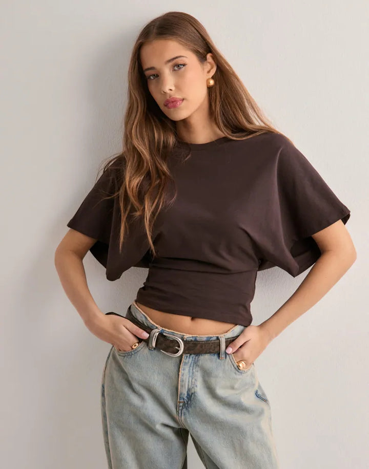 Oversized T-shirt with wide sleeves – Premium cotton, relaxed fit