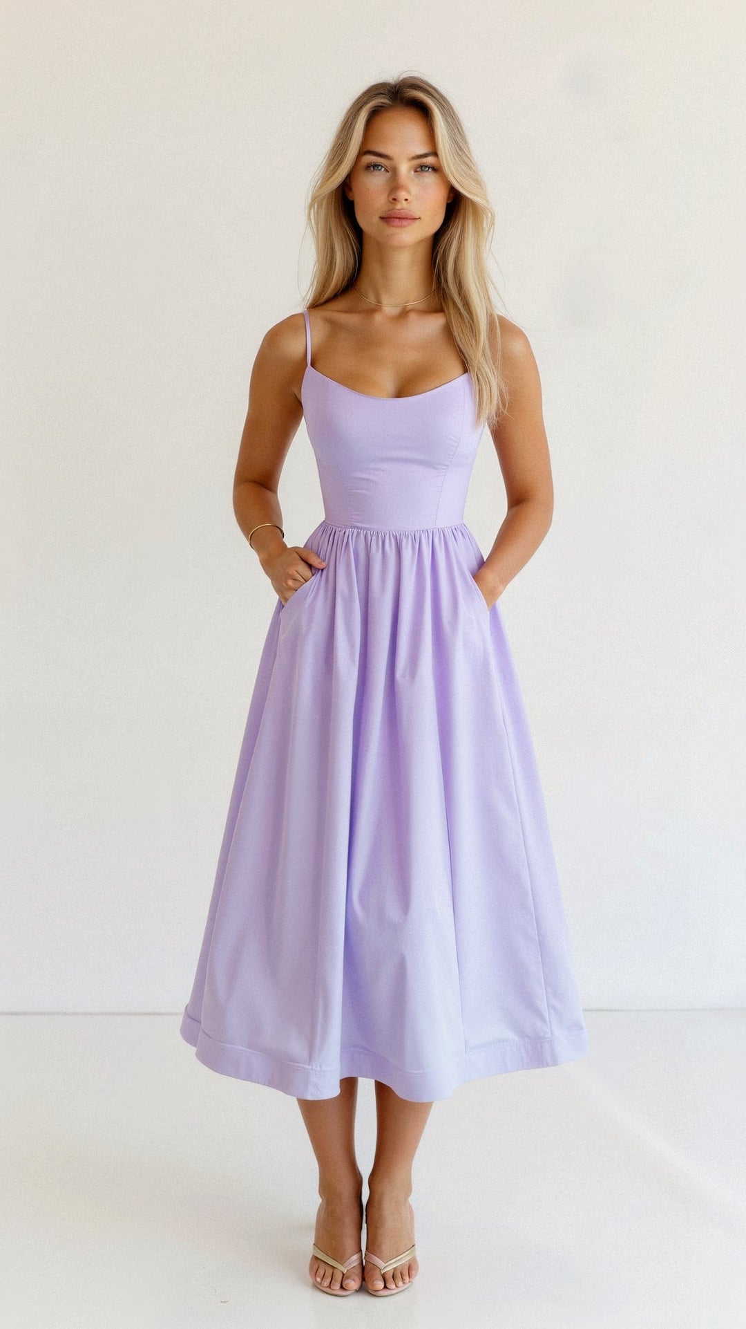 Flowing Sleeveless Maxi Dress | Elegant Evening Dress | Summer Dress