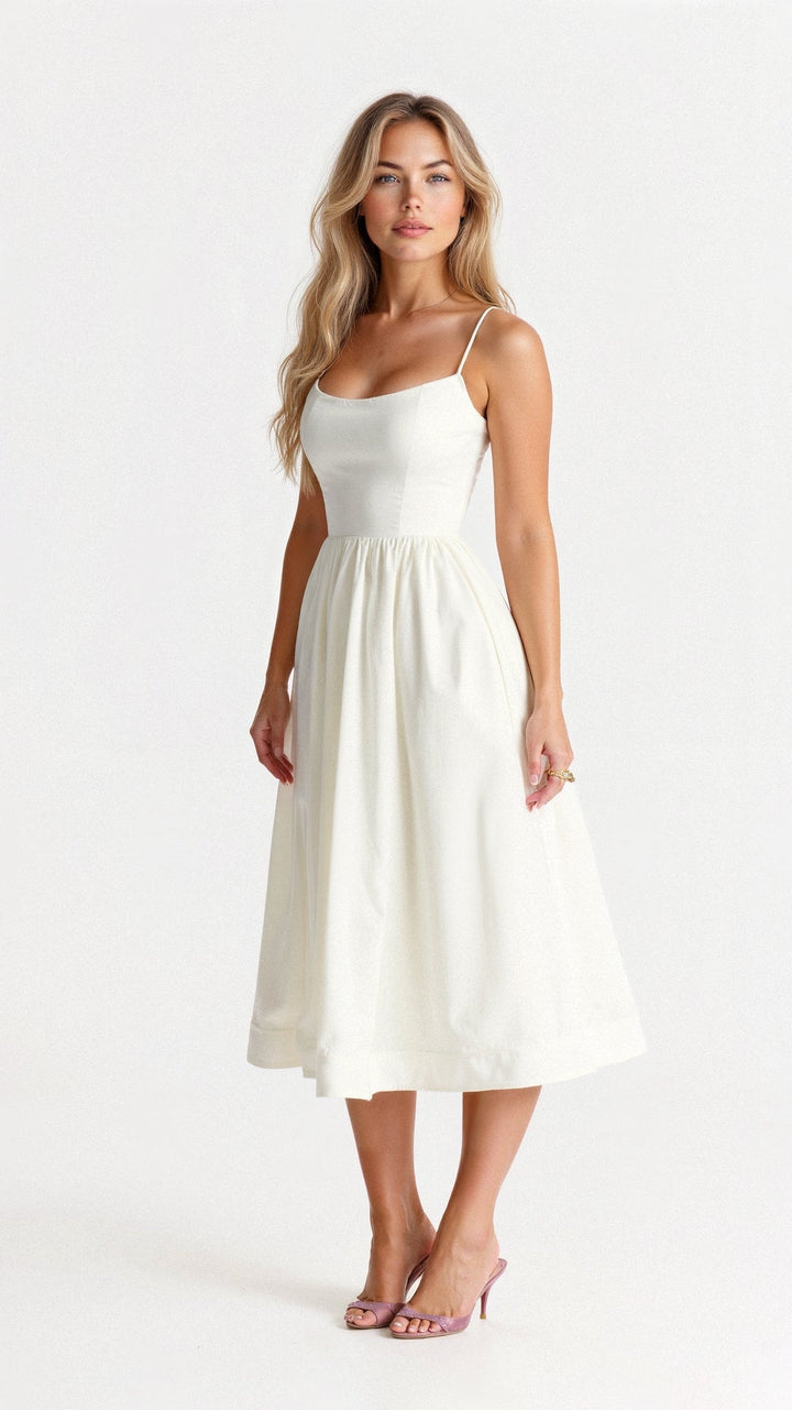 Flowing Sleeveless Maxi Dress | Elegant Evening Dress | Summer Dress