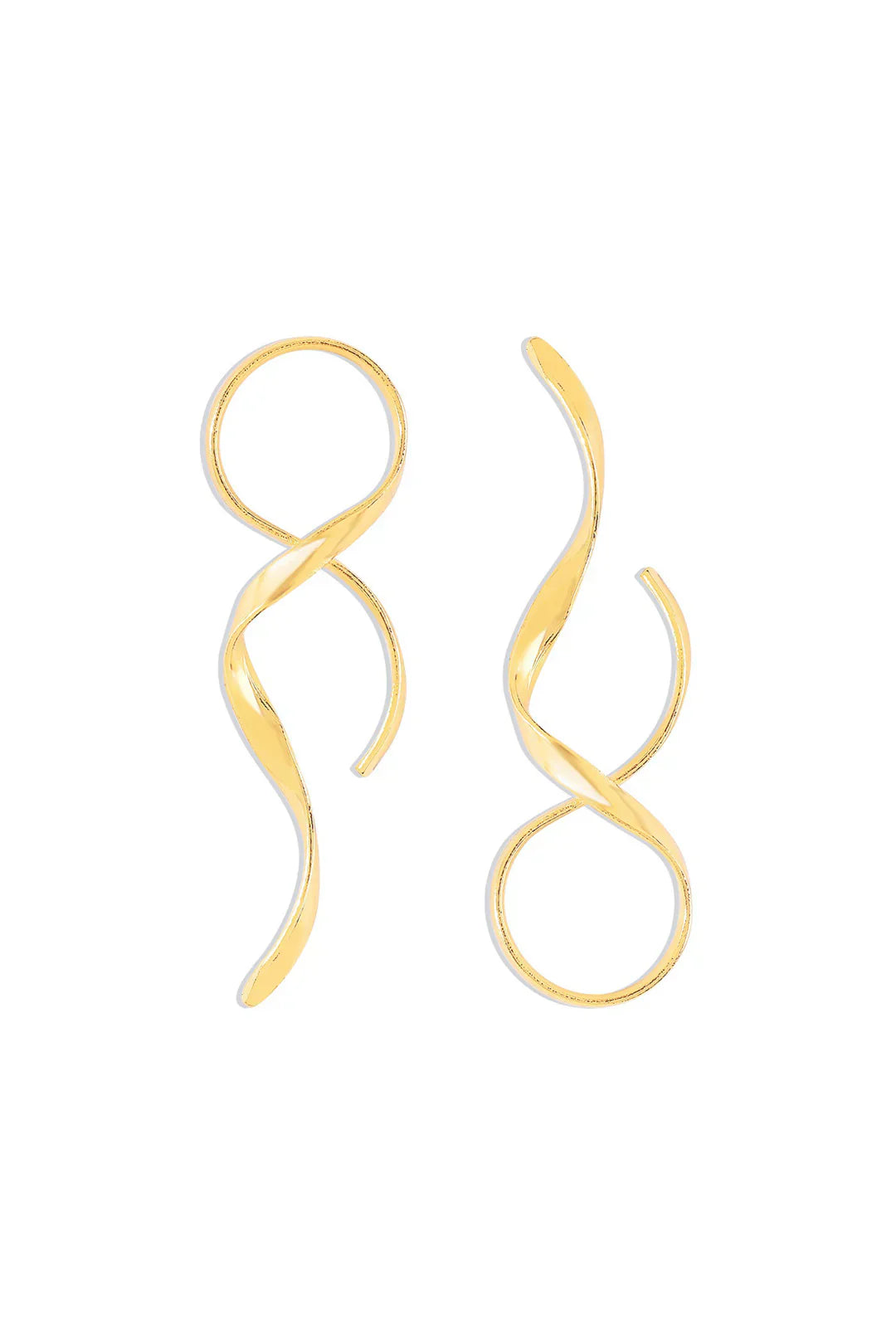 Women's stainless steel earrings with elegant teardrop shape
