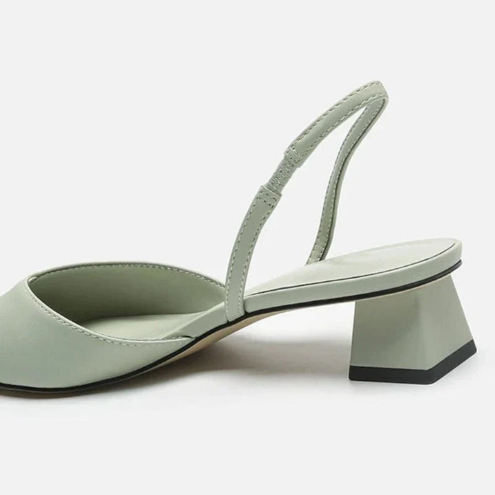 Damen Slingback Pumps mit kleinem Absatz
