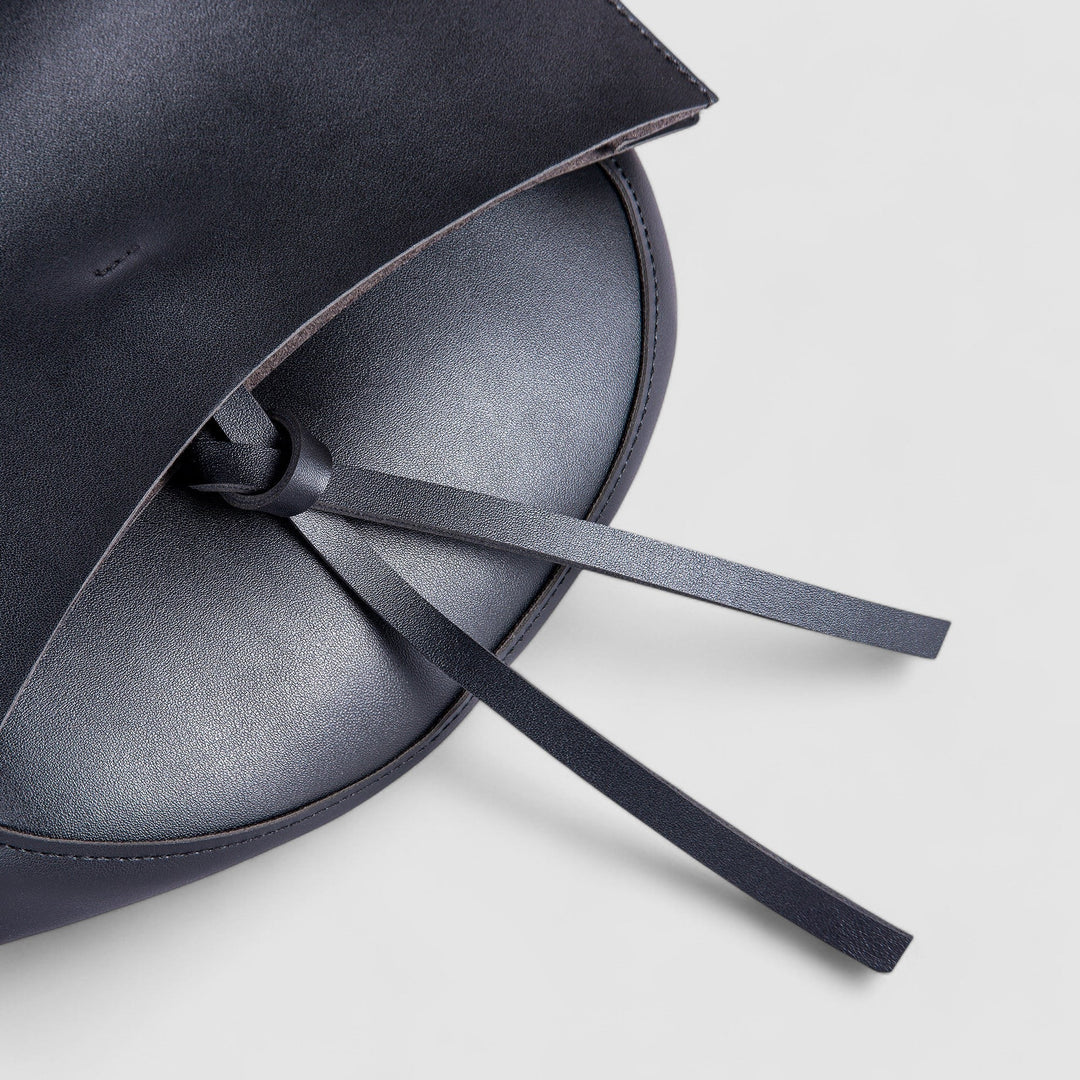 Vintage Damen Schultertasche – Vegan Leder mit Pouch & Canvas Gurt