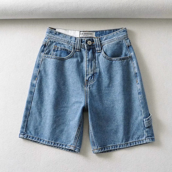 Shorts taille haute pour femmes – Élégants shorts d'été à jambe large