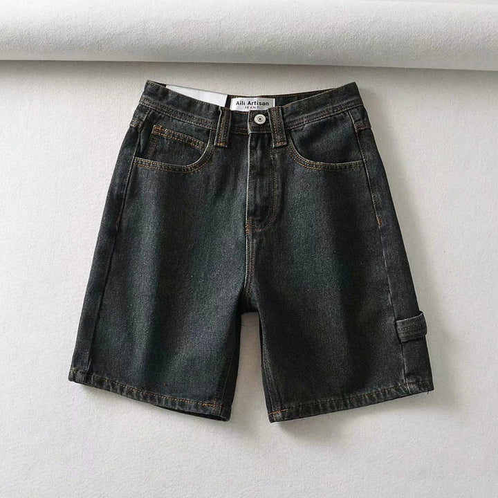 Shorts taille haute pour femmes – Élégants shorts d'été à jambe large