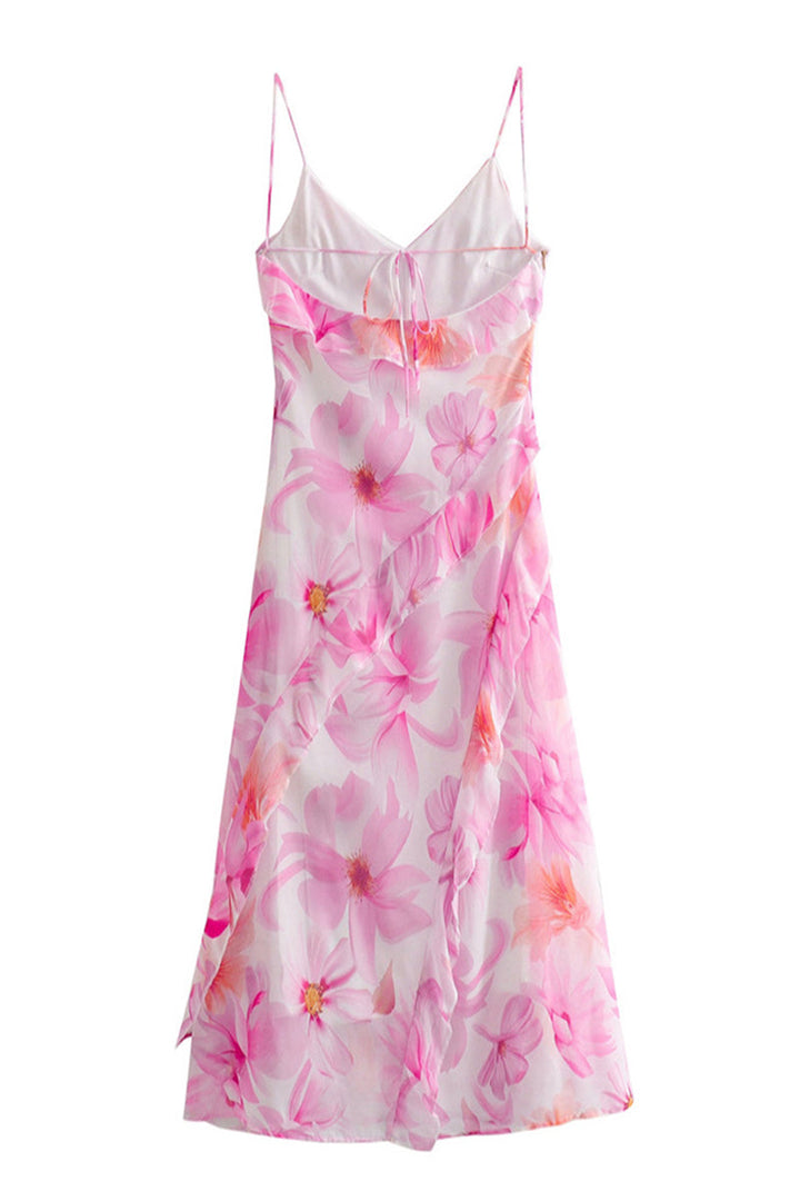 Halterneck Dress Ruffles & Backless – Light Evening Dress Women