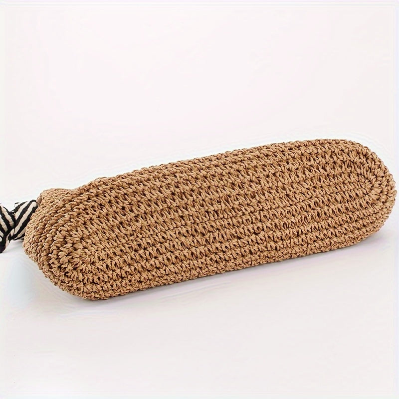 Sac de plage vegan tissé à la main – Sac d'été boho pour femmes