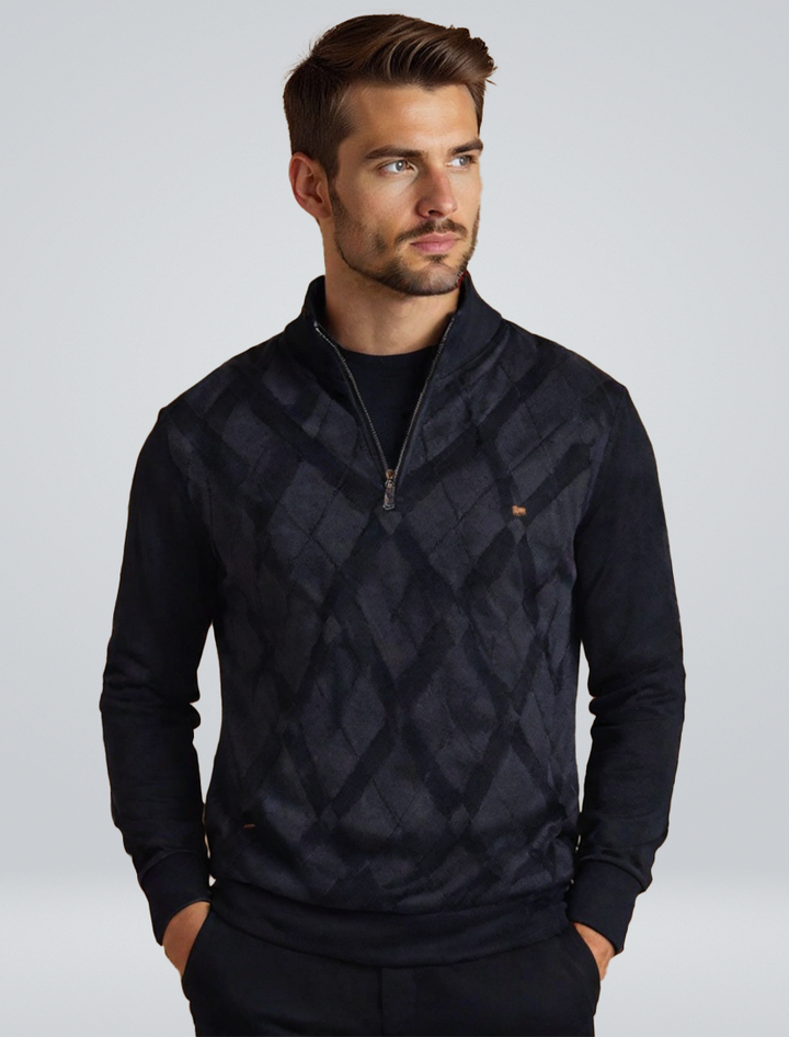 Mark | Argyle Karierter Pullover