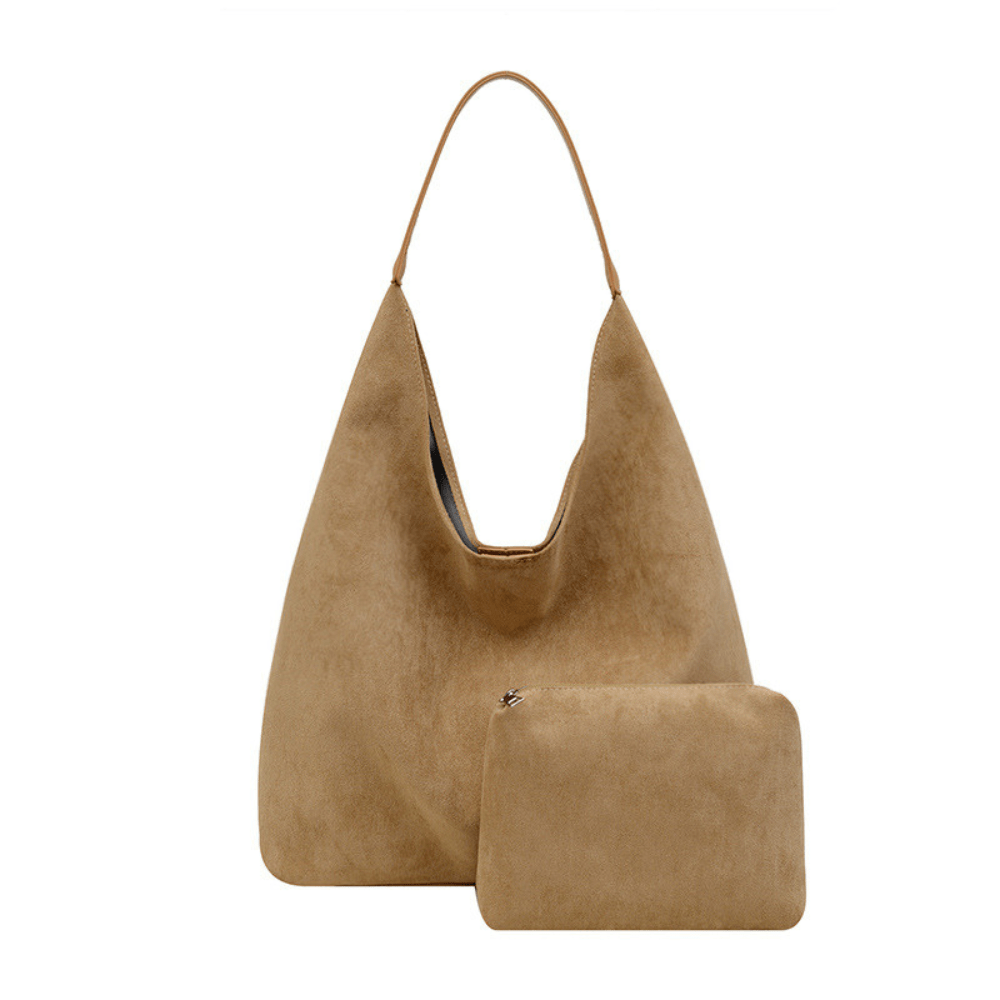 Sac de plage en cuir vegan – Grande sac d'été avec poignées en corde