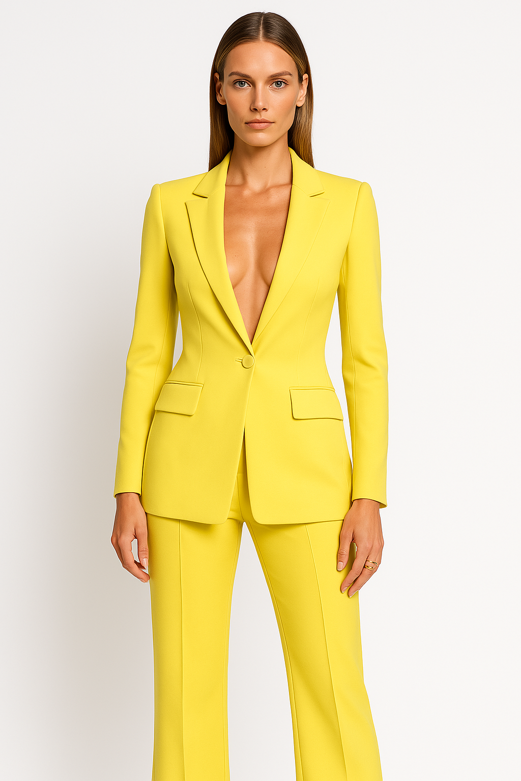Elegant women's two-piece blazer set – tailored fit, versatile colors