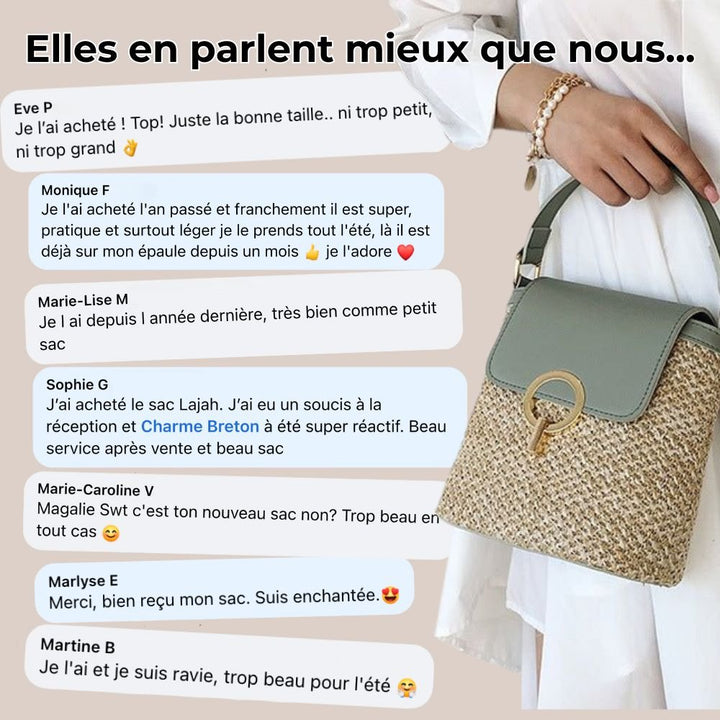 Grande sac de plage en cuir végan – Fait main & Élégant