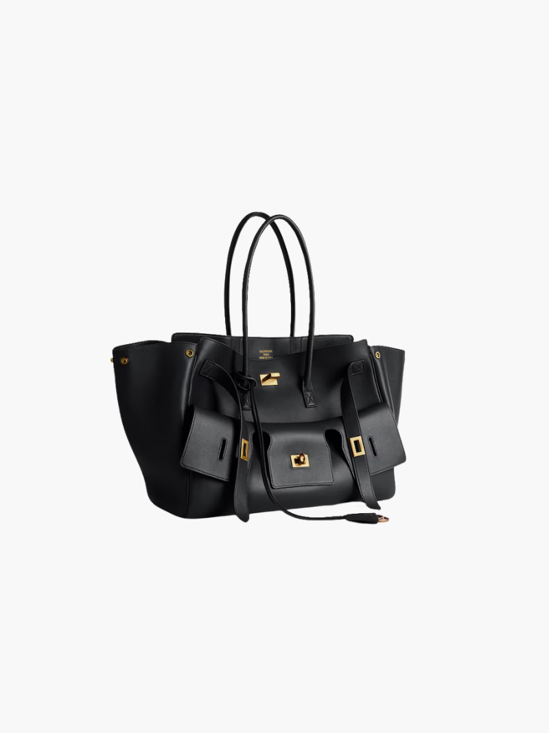 Sac de plage en cuir vegan luxueux – Tote tressé pour femmes