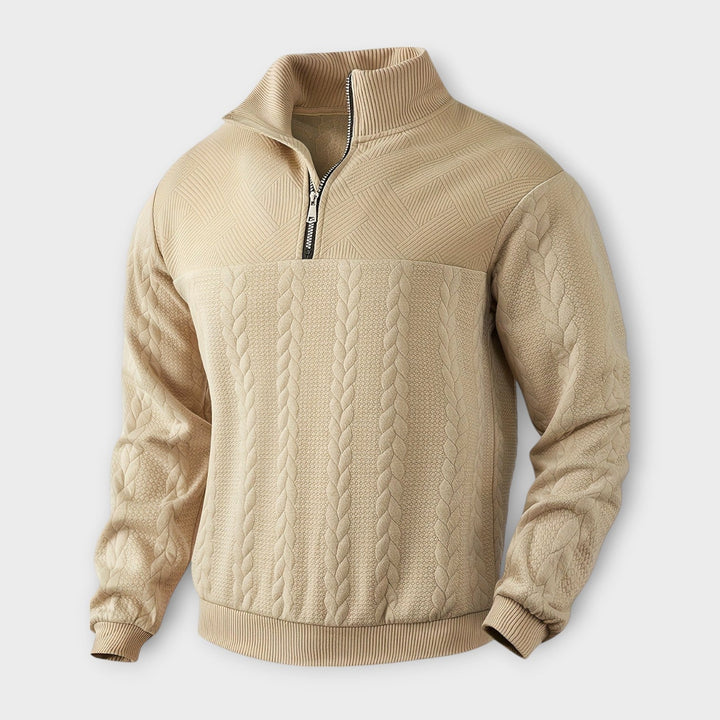 Randall | eleganter Vintage Half-Zip Pullover