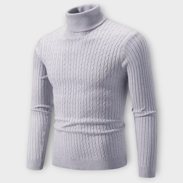 Ronnie | Warmer Strickpullover mit Rollkragen