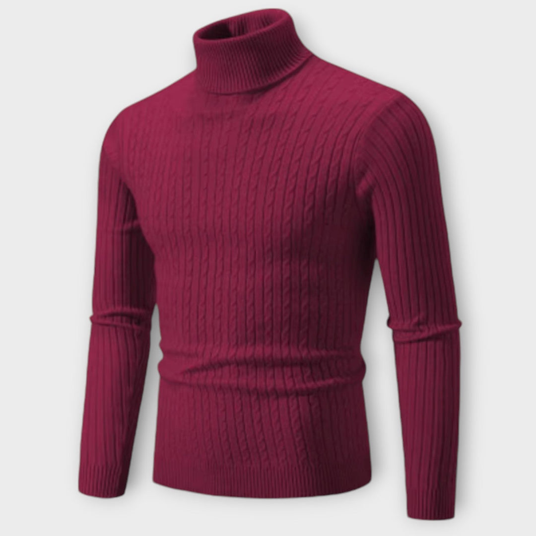 Ronnie | Warmer Strickpullover mit Rollkragen