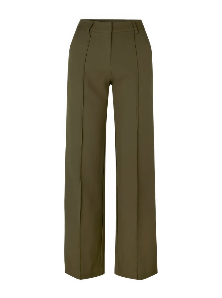 Damen High-Waist Hose mit geradem Bein – Eleganter Business Look