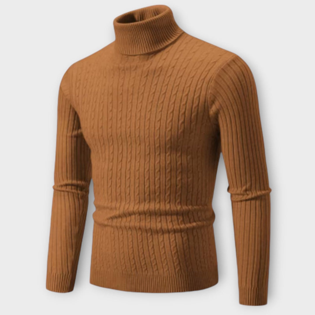 Ronnie | Warmer Strickpullover mit Rollkragen