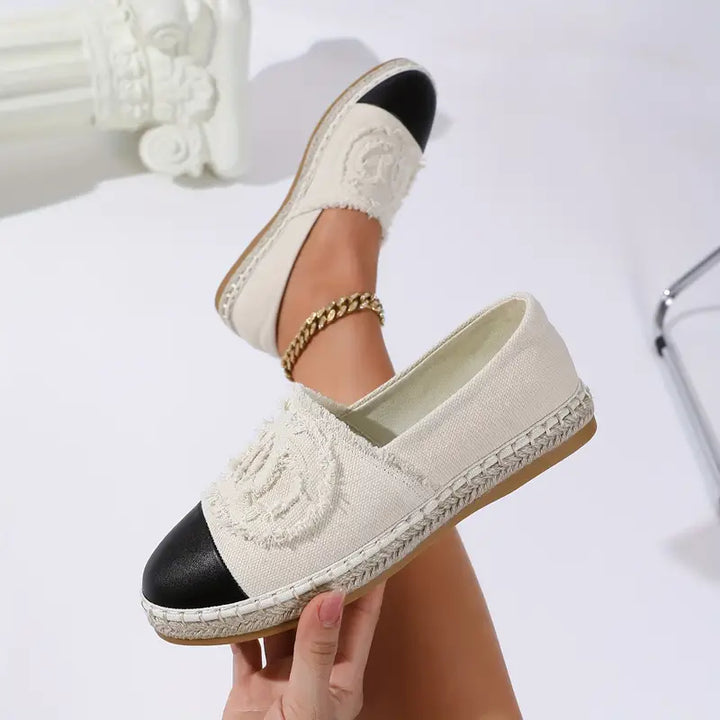 Zweifarbige Damen-Ballerinas – Leicht & Atmungsaktiv