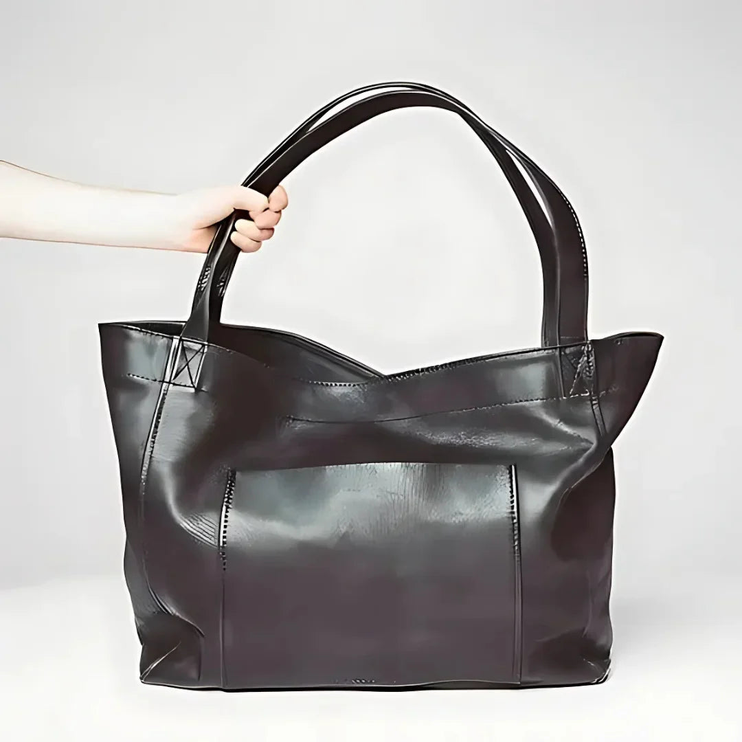 Sac à main en cuir vegan luxueux – Sac spacieux et élégant