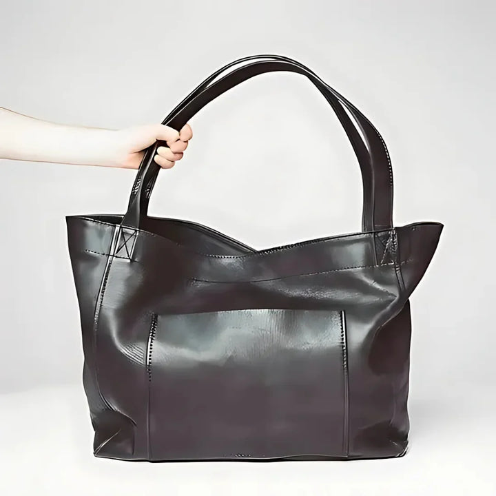 Sac à main en cuir vegan luxueux – Sac spacieux et élégant