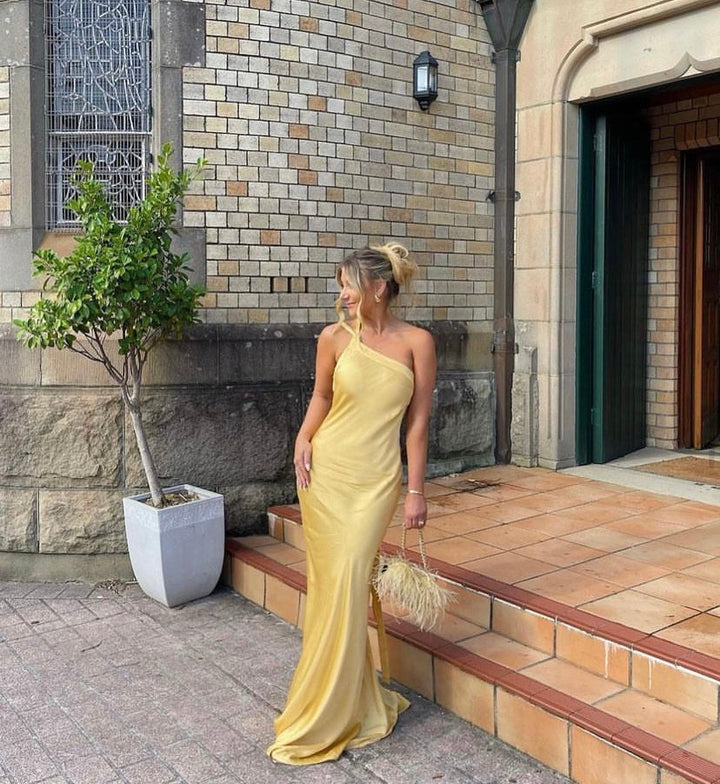 Off-Shoulder Maxi Dress Women Lacing – Elegant Evening Dress Summer