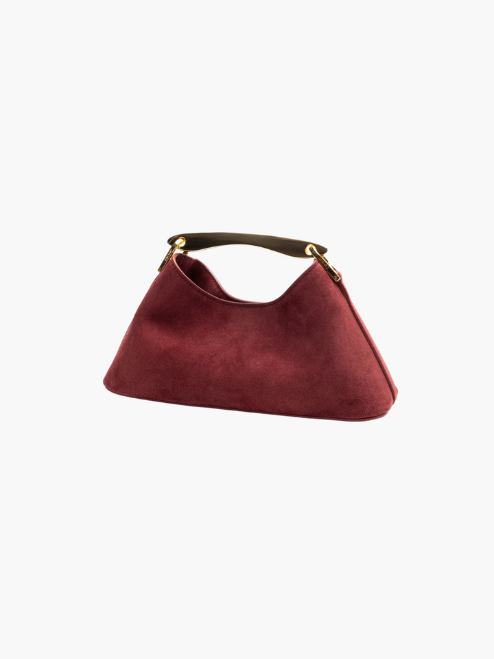 Mini-sac à main luxueux en daim vegan – Look élégant