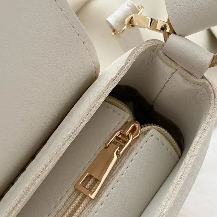 Grande sac de plage en cuir végan – Fait main & Élégant