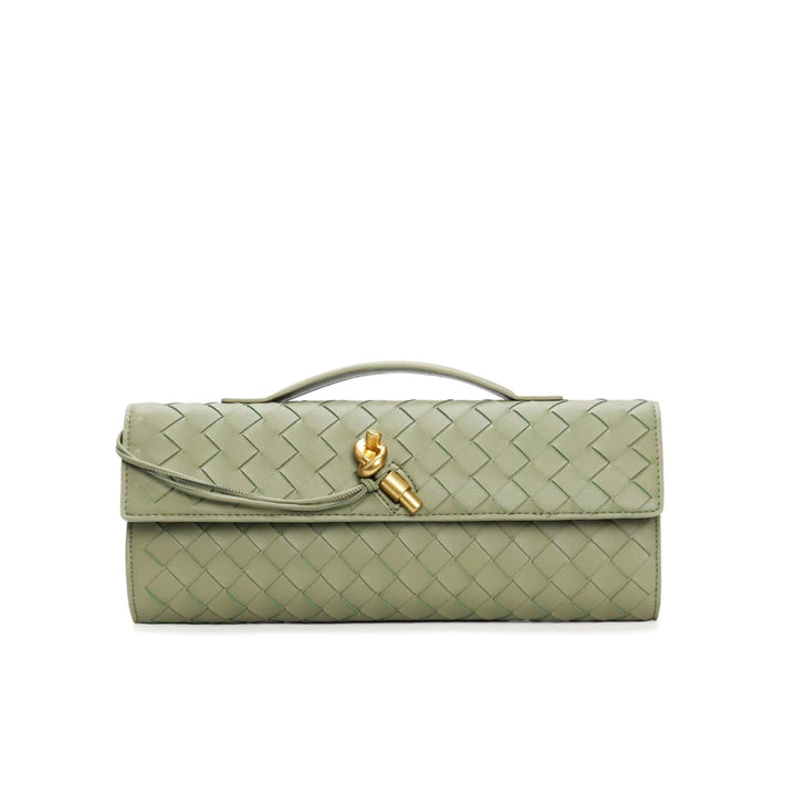 Geflochtene Damen Clutch aus Echtleder – Elegant & Vielseitig