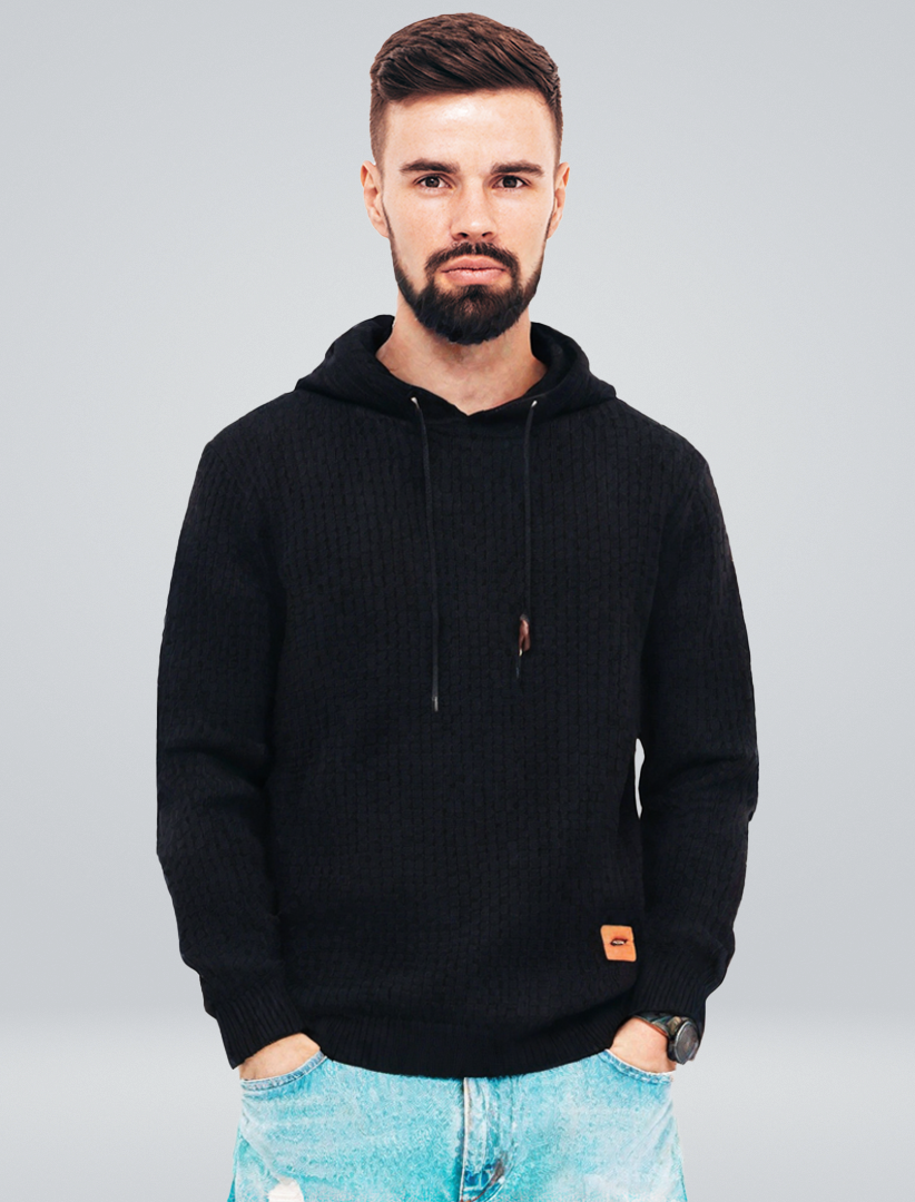 Alexander | Kapuzenpullover aus Wolle – Klein-mode