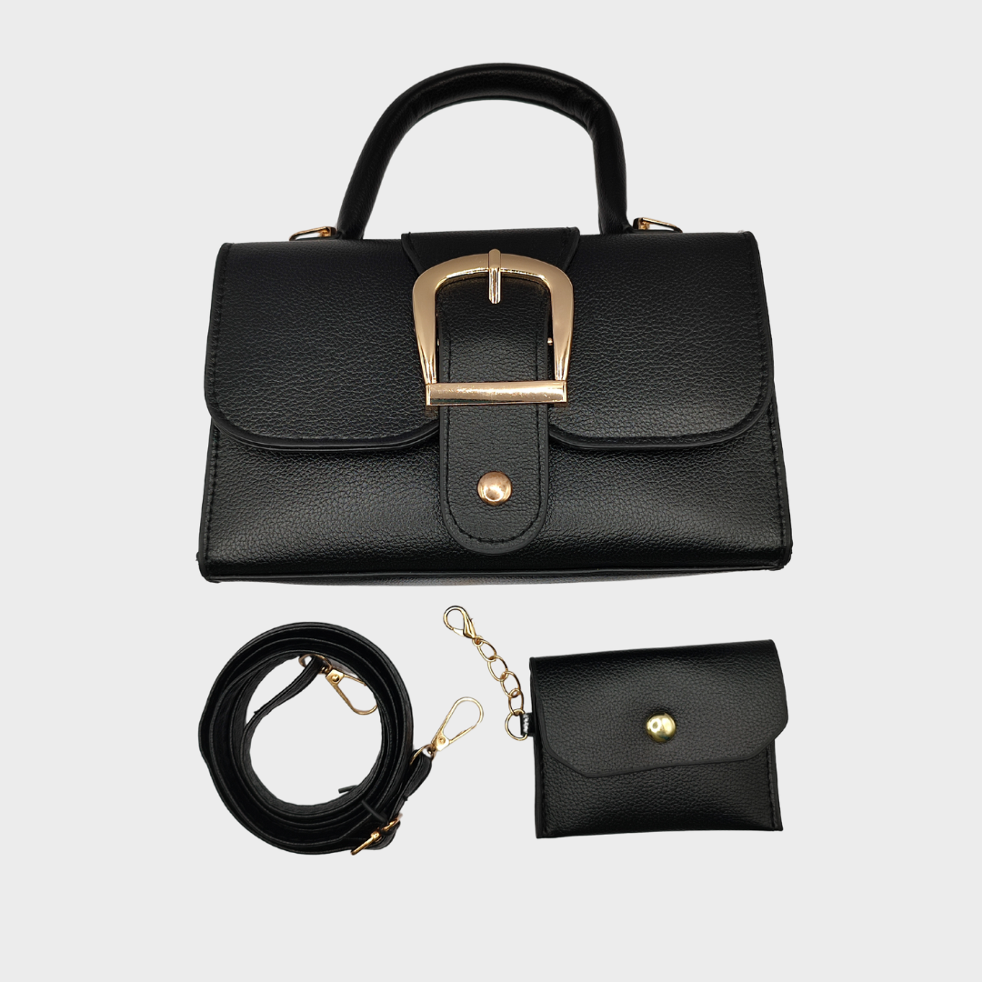 Ensemble de sacs à main et de portefeuilles en cuir vegan luxueux