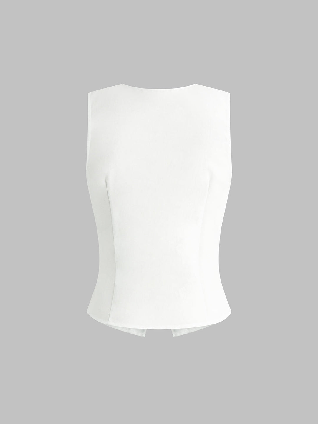 Lightweight Linen-Blend Tank Top – Breathable Summer Shirt with Button Placket