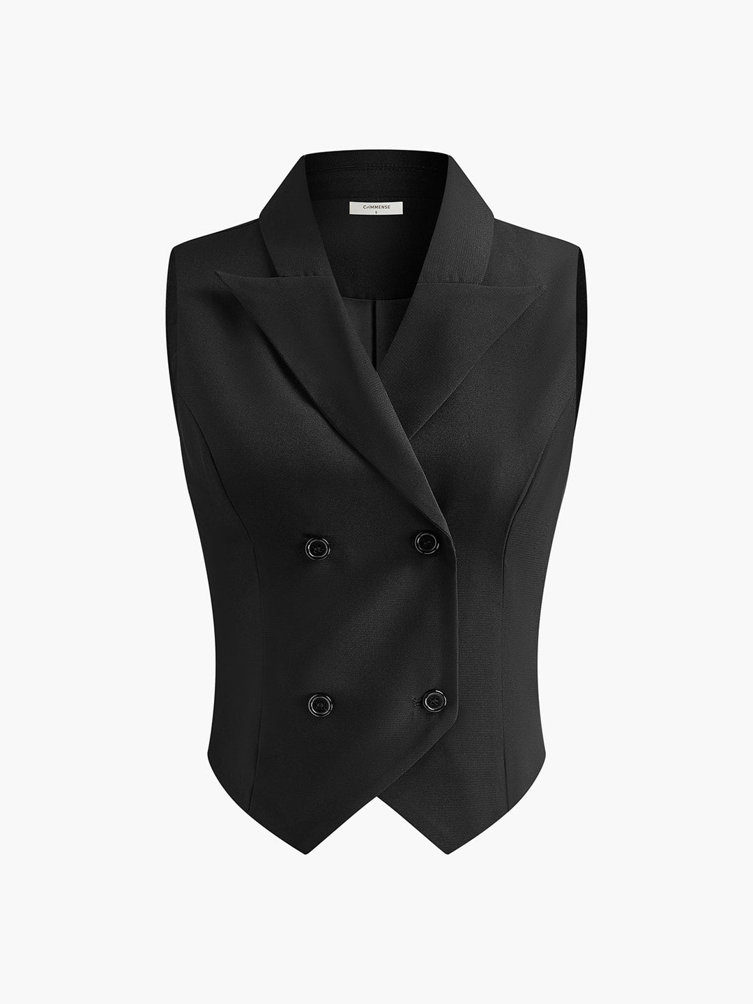 Women's Suit Vest & Pleated Mini Skirt Two-Piece Set
