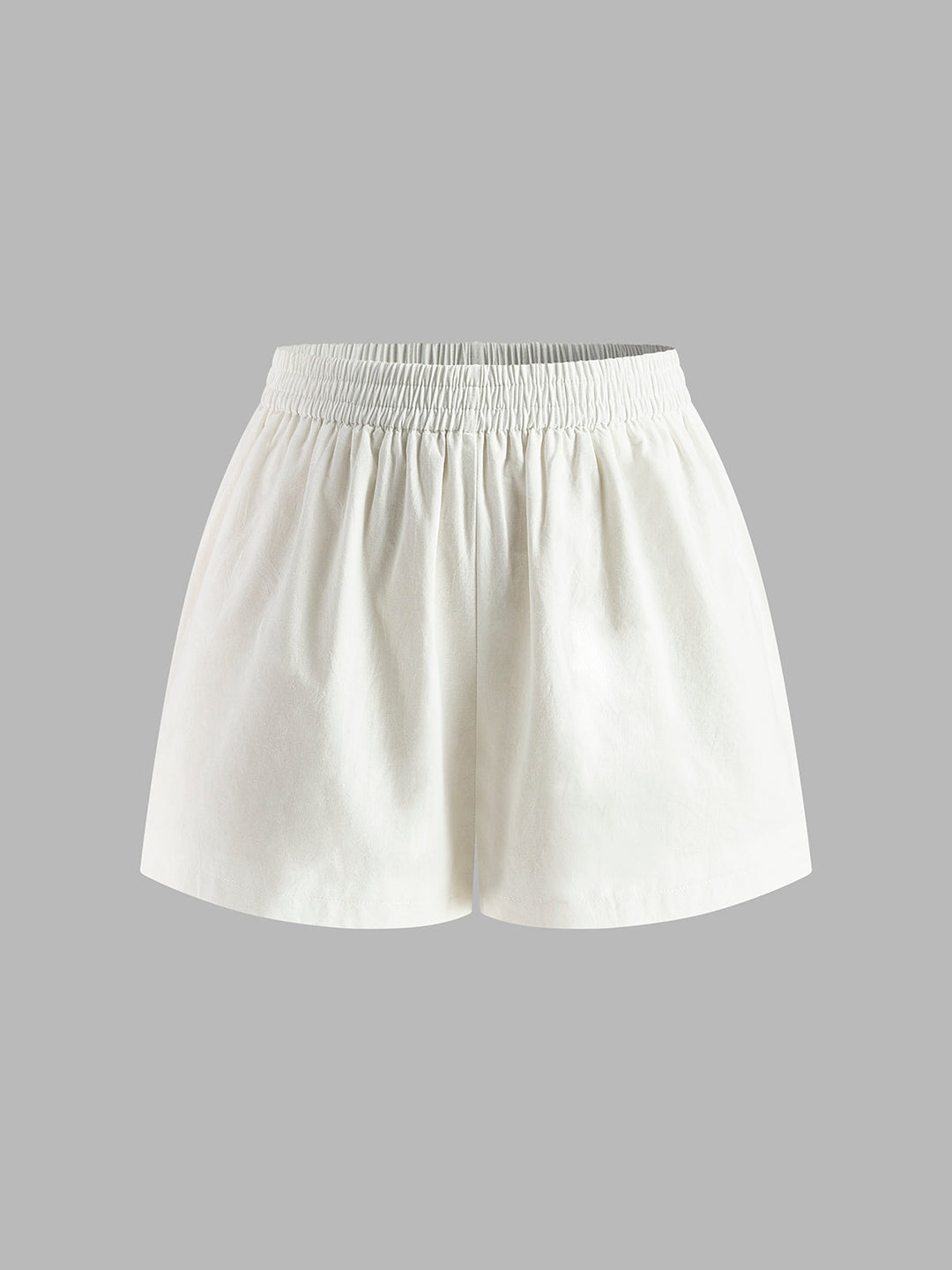 Two-piece summer set made of cotton & linen – backless & halter top